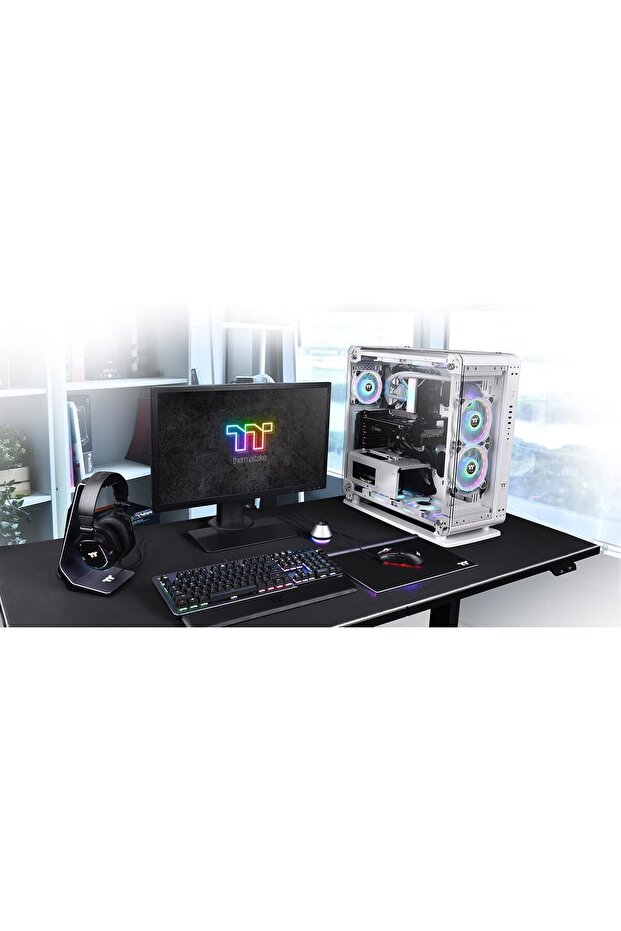 The Core P6 TG Snow Edition transformable ATX Mid Tower Fully Modular Computer Case - 1