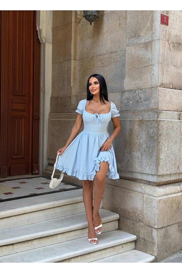 Kobe Krep elbise - 2