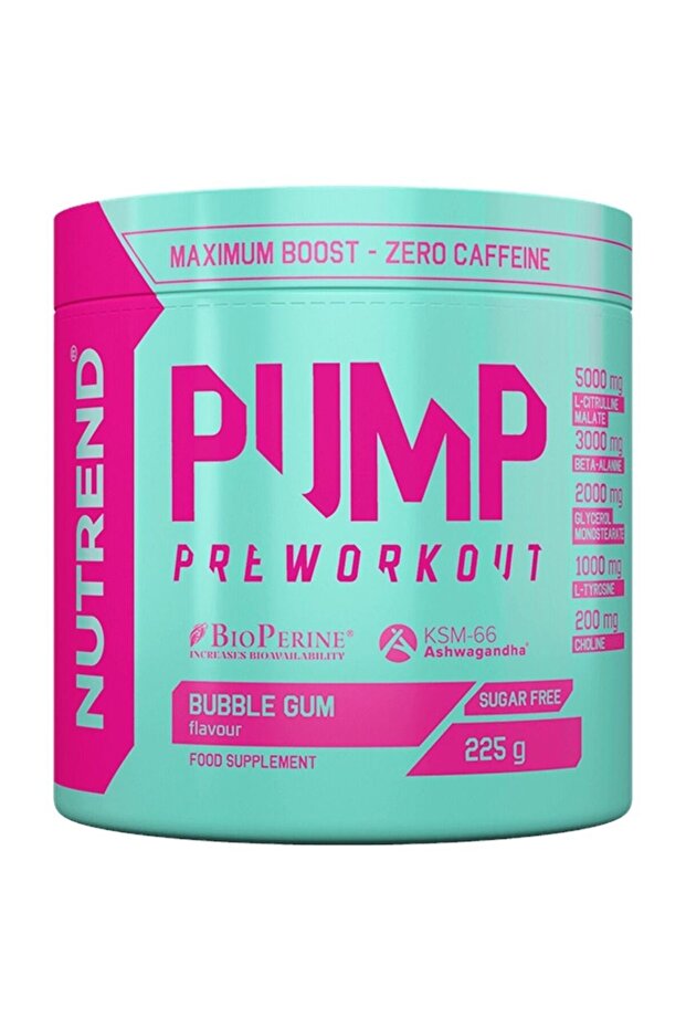 Pump Pre-Workout 225g NTD Bubble Gum - 1