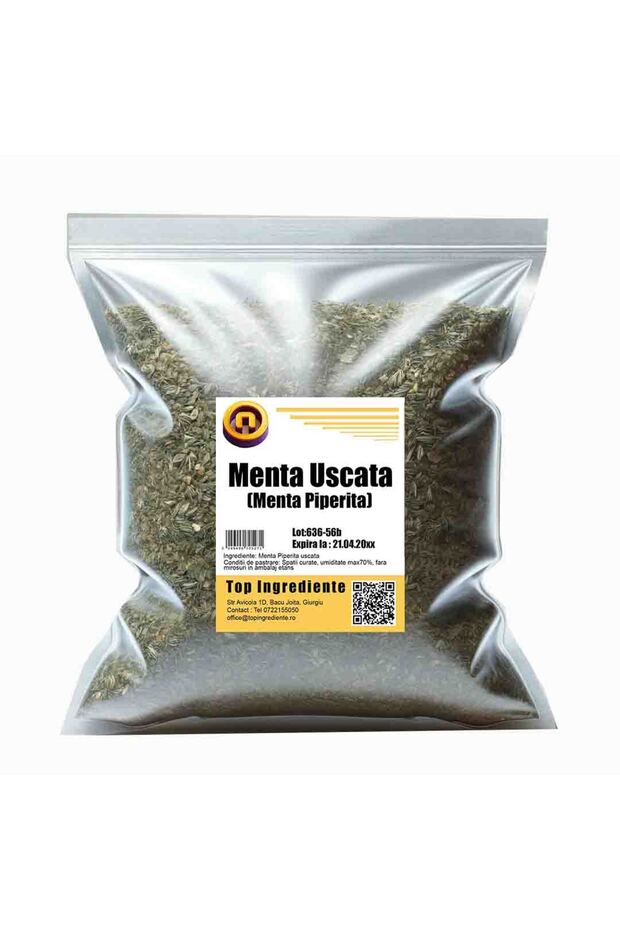 Peppermint, Chopped Leaves - 100g