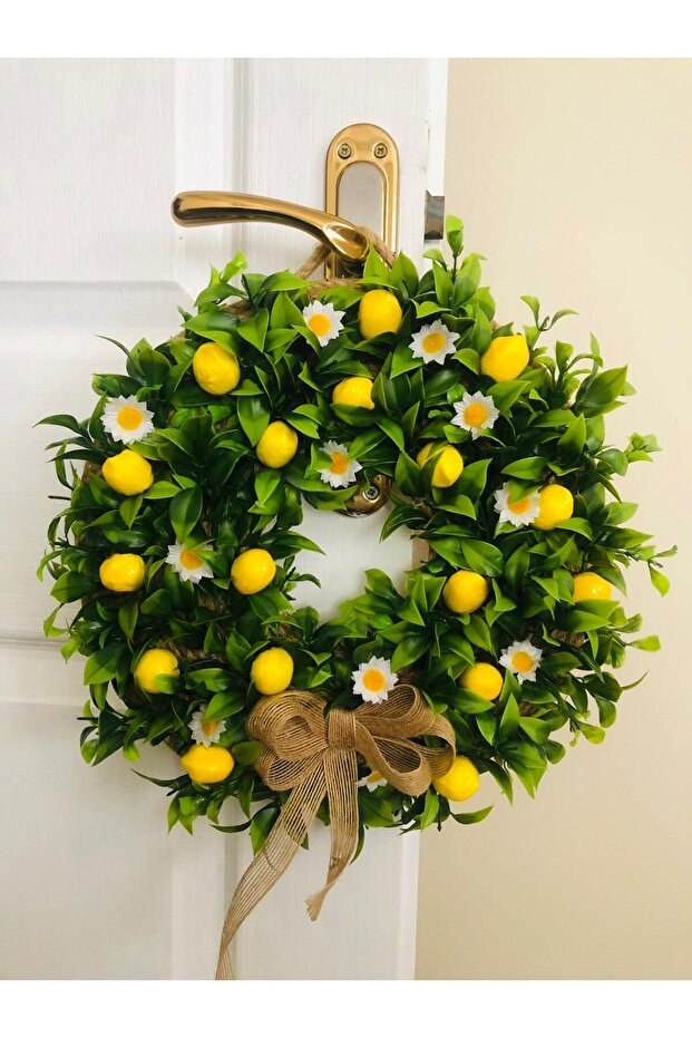 Limon Papatya Kapı Süsü - 1