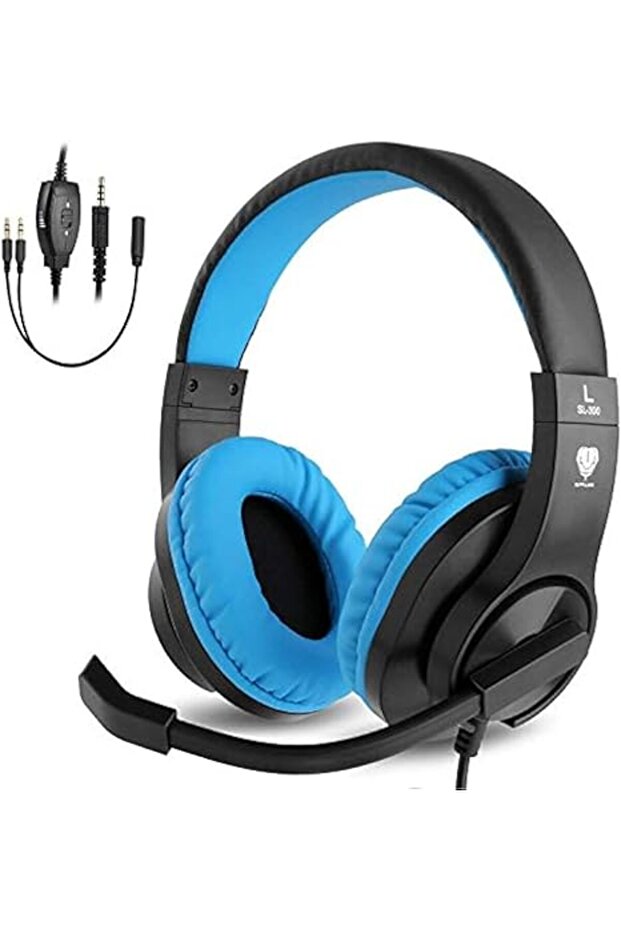 PC Kids Gaming Headset with Microphone Wired Xbox Headset with mic PS4 Gaming Headphones with Microp