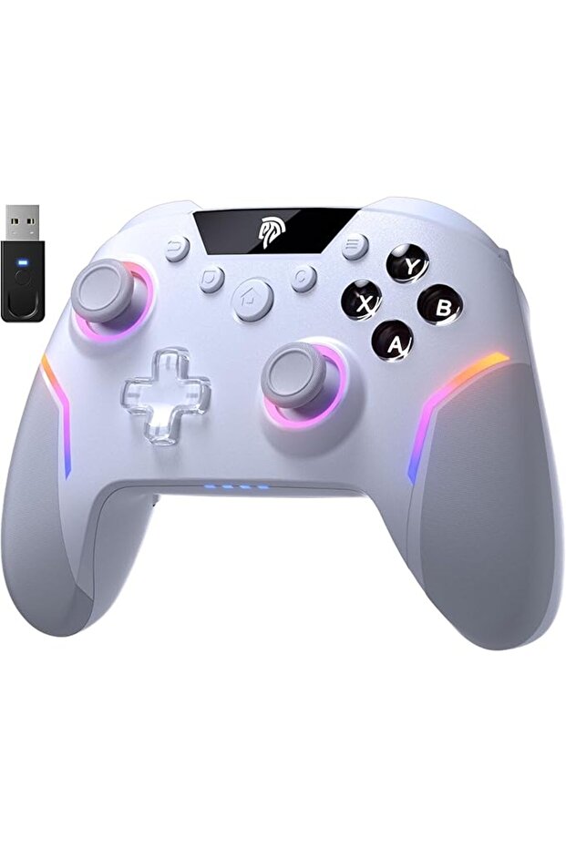X20 Wireless Gaming Controller with RGB Backlit, 2-Stage Hall Effect Stick, 1000Hz Polling Rate, 6-A