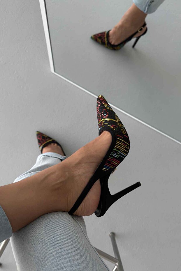 إيكو أسود اللون منقوش - 6