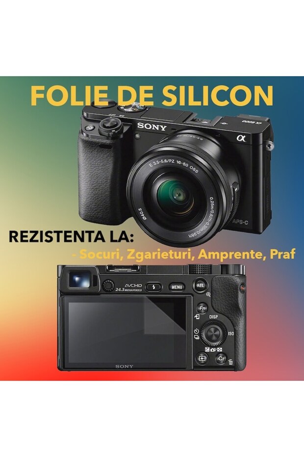 Protective set compatible with Sony A6000, Focus Shield - 2