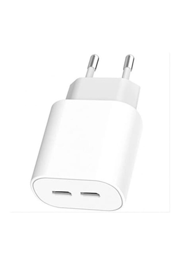 Încărcător rapid, ElectroCharge Snap, 2xUSB-C, PD, 35W, 3A, Alb