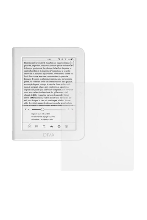 Silicone Screen Protector for BOOKEEN Diva E-reader