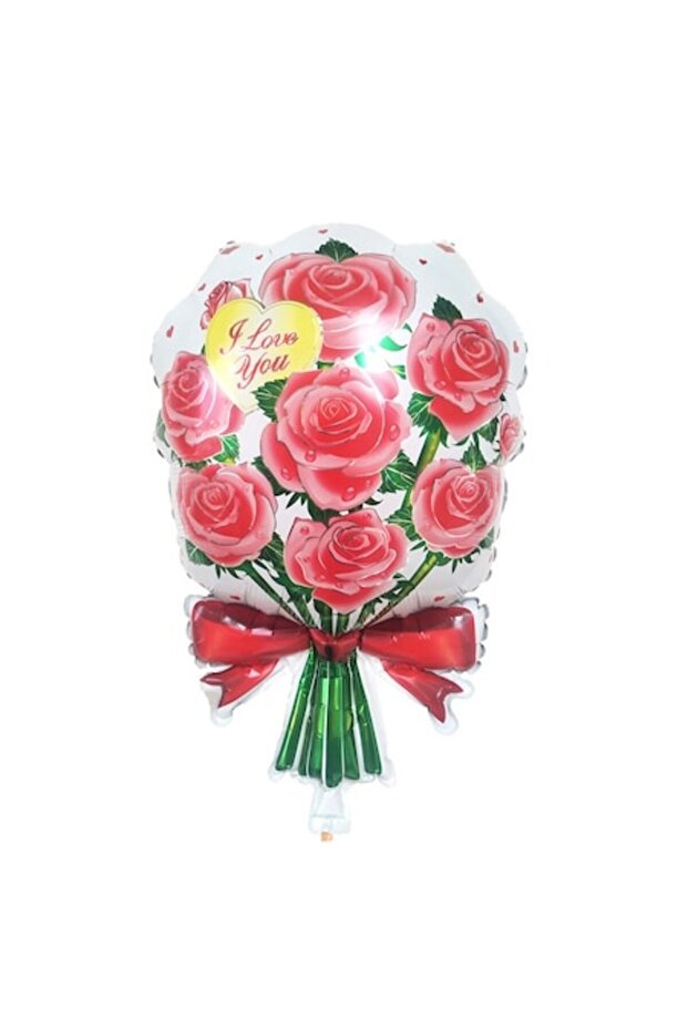 Red Rose Foil Balloon 65cm - 1