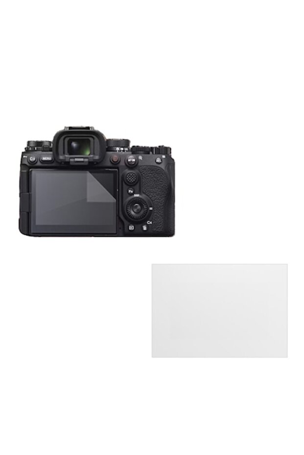 Set protection compatible with Sony A9 III, Focus Shield, 1 Silicon Screen Protector