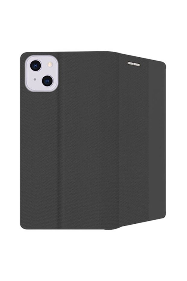 Flip Magnet Case for Apple iPhone 13 - Black - 1