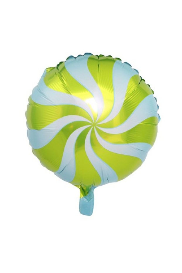 Green candy-shaped foil balloon