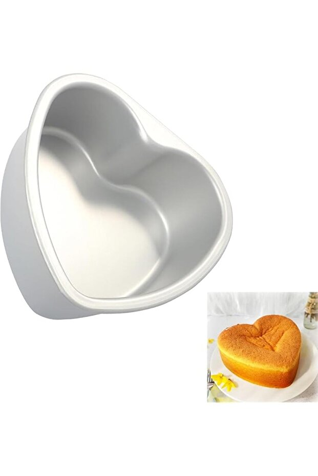 6-Inch Heart Shaped Aluminum Cake Pan – Perfect for Weddings, Birthdays, and Celebrations
