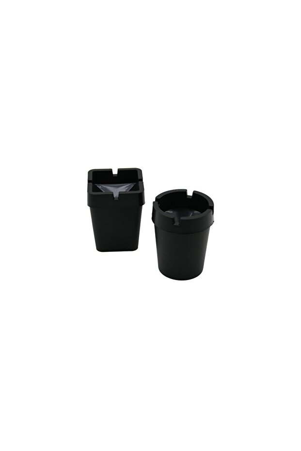 Odorless Ashtray 1 Piece Square 1 Piece Round Odorless Ashtray with Lid