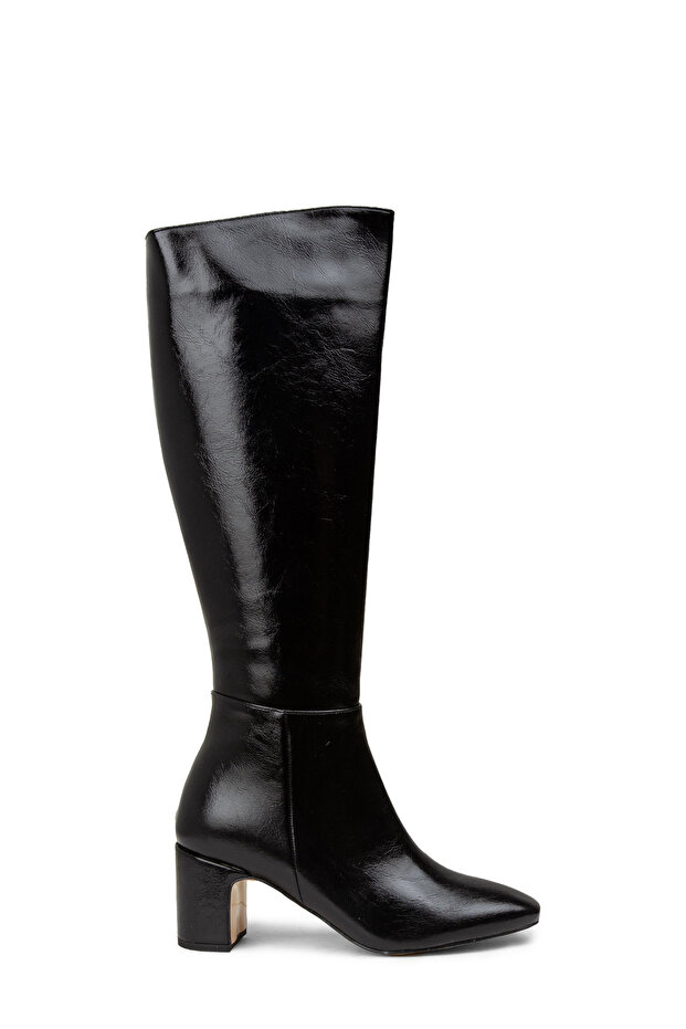 Kadın Rugan Siyah Çizme - 1