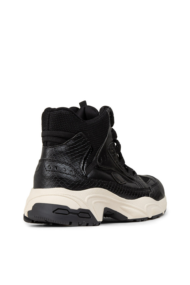 Kadın Siyah Sneaker Bot - 2