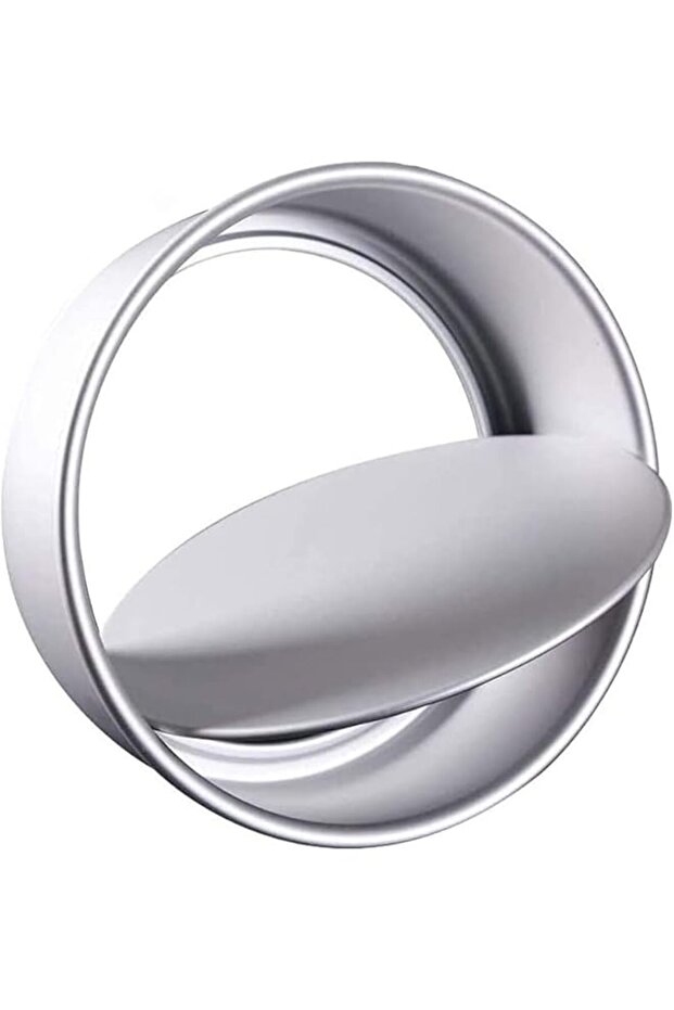 Round Cake Pan 6 Inch Stainless Steel Deep Pan with Removable Bottom for Layer Cakes