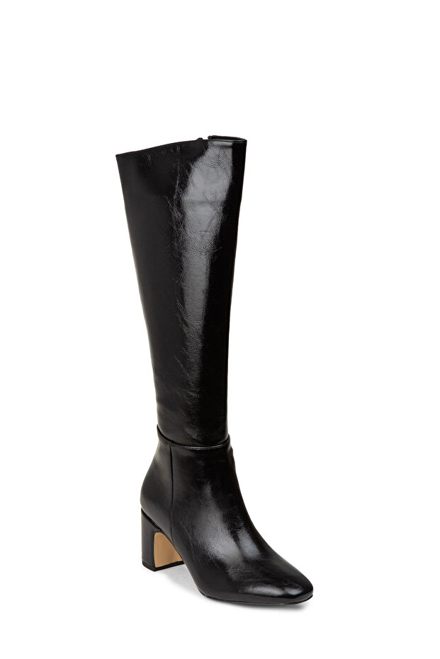 Kadın Rugan Siyah Çizme - 5