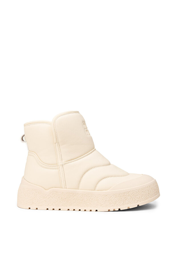 Kadın Bej Kürklü Bot - 1