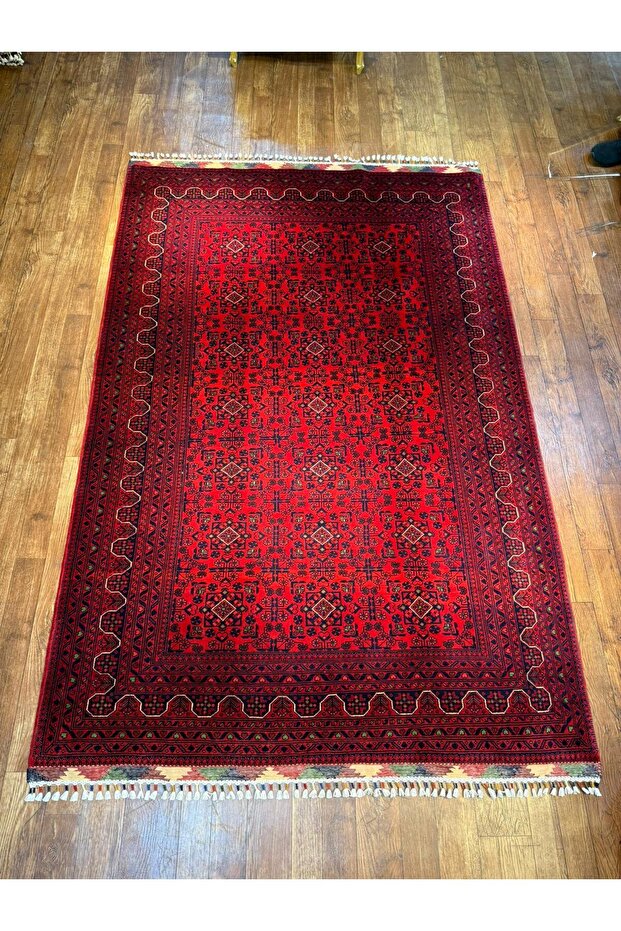 El Dokuma Afgan Halısı - 1