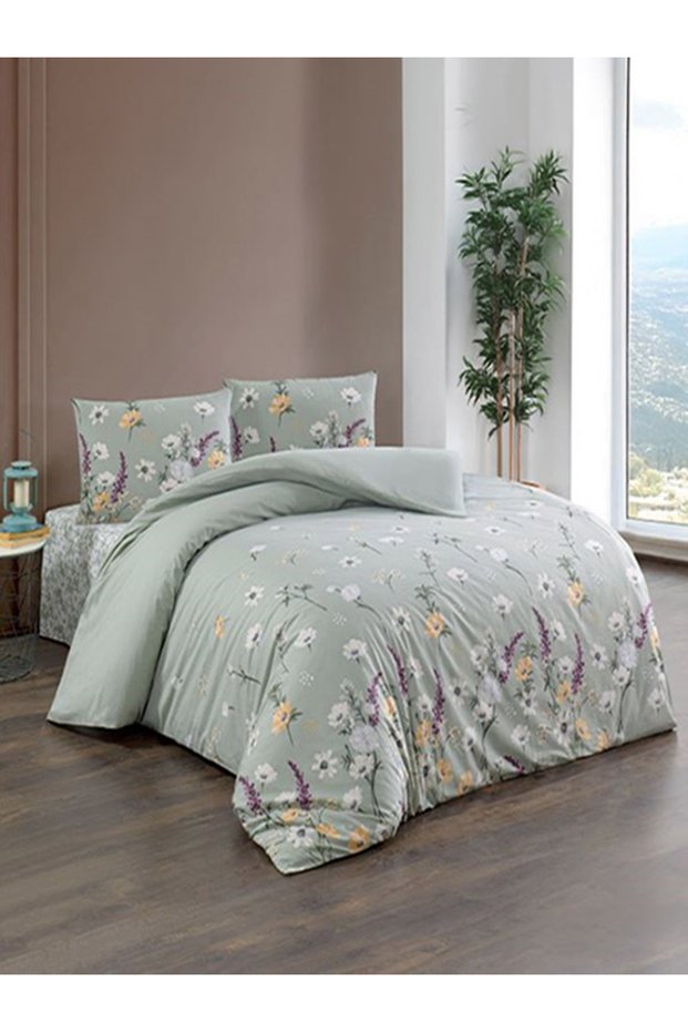 Kristal Ranforce Double Duvet Cover Set | 100% Cotton | 57 Tel | 4 Pieces | Luxury Box
