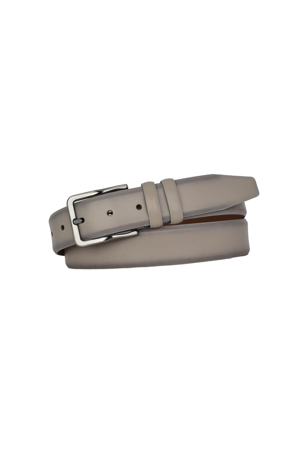 Genuine Quality Leather Mink Classic, Fabric Trouser Belt 3.5 Cm=Go-Dk-Kla
