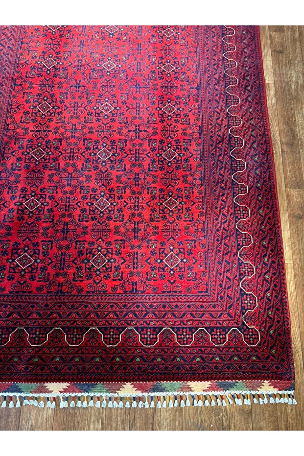 El Dokuma Afgan Halısı - 4