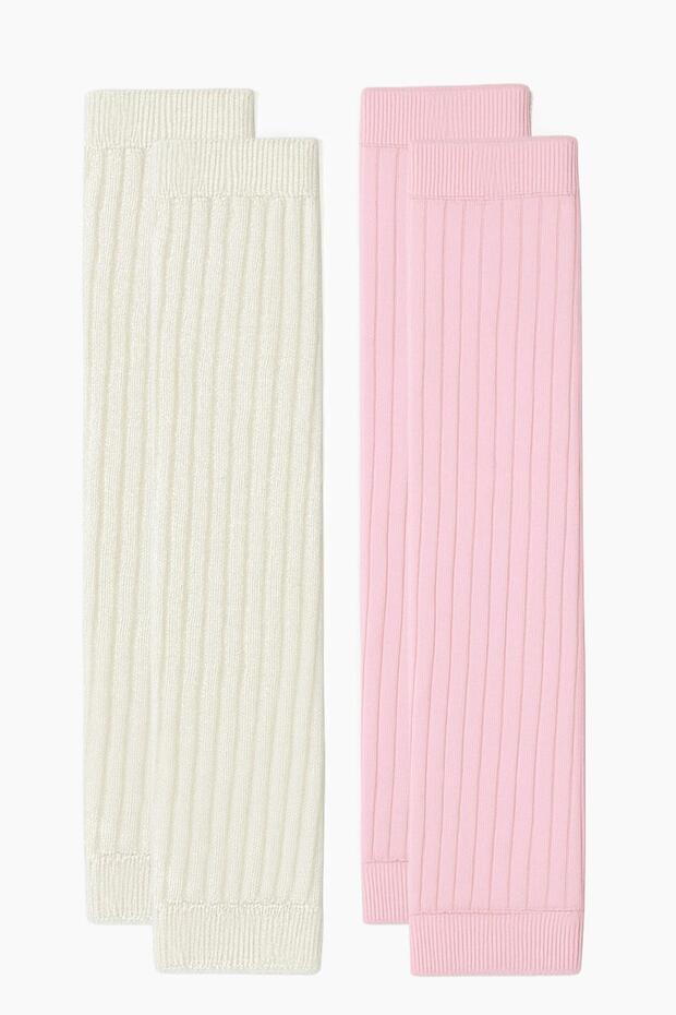 2 Çift Basic Kalın Pamuk Karışımlı Tozluk - 1