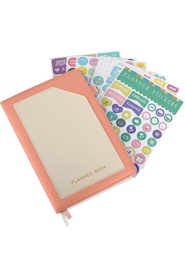 Weekly Planner, Undated 2025 Planner Weekly & Monthly Planner A5 Planner for Time Management, Goal T
