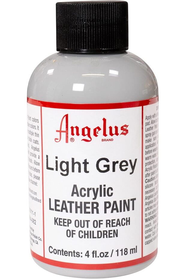 Leather Paint,Light Grey,4 Fl Oz (Pack of 1),720-04-082
