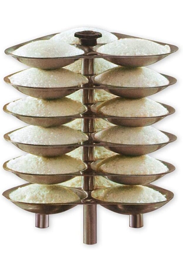 Idli Stand Aluminium For Pressure Cooker, 6.5 Litres, 18 Idlis Silver