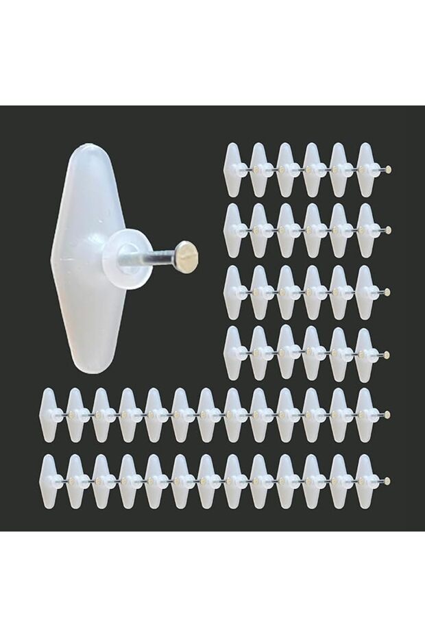 Nails (Regular Size, 50 Pieces) Wall Hooks for Photo frames, Clocks, Mirrors, keys, Decorative items