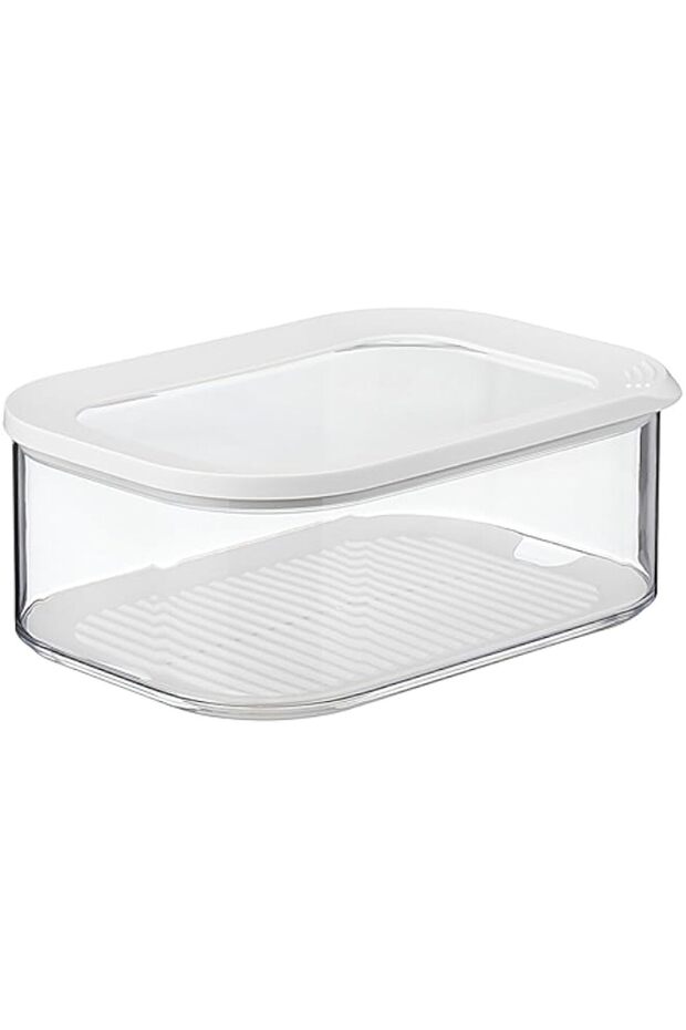 Mepal - Cheese Box For Fridge Modula - 2000 ml Storage Box With Lid For Cheese Chunks & Slices In Th - 1