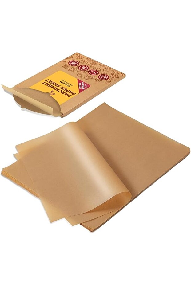 120Pcs 8x12 inches Parchment Paper Sheets, Heavy Duty Unbleached Baking Paper, Pre-cut Parchment Pap
