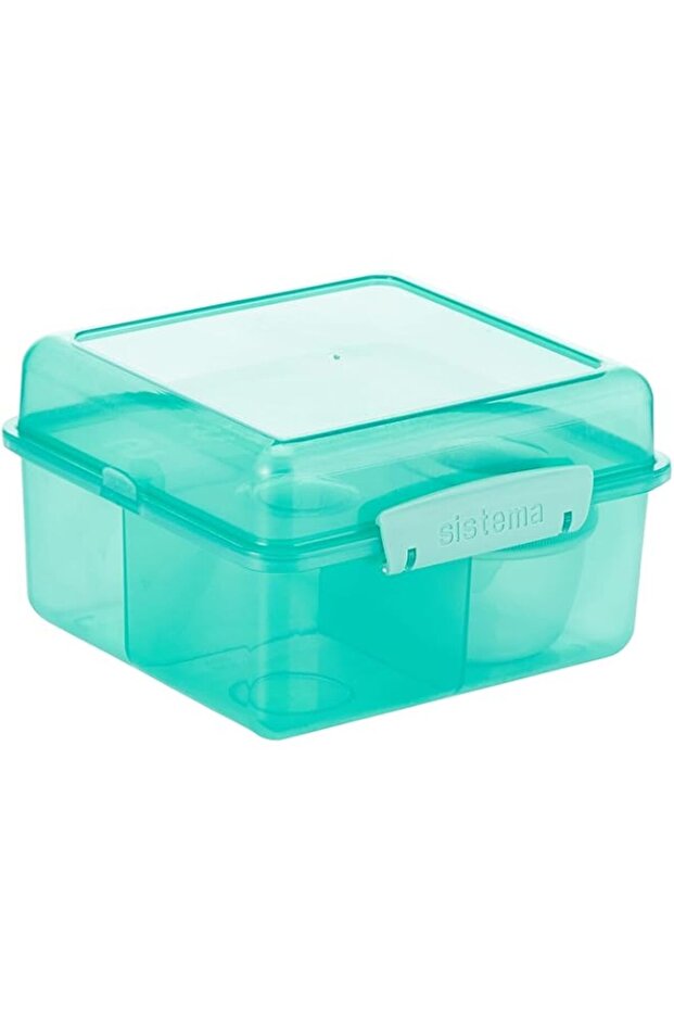 Sistema Lunch Cube Max With Yogurt 2L Green, 41745
