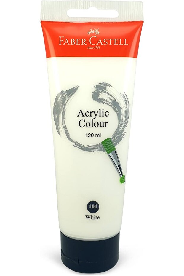 Acrylic Colour Paint 120 Ml Tube White