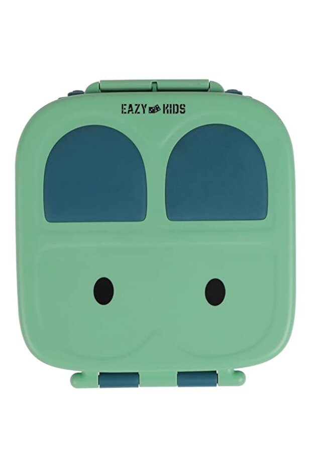 Eazy Kids Bento Lunch Box w/t handle- Green
