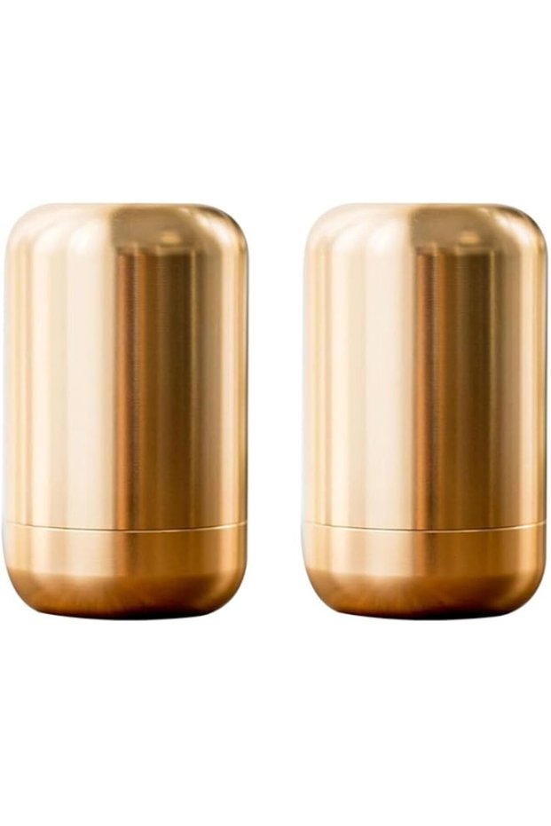 TERRIFI 2 pcs Tea Canister, Travel Portable Sugar Tea Storage Jar, Food Storage Container, Airtight