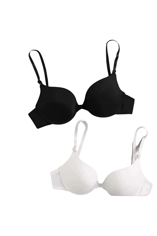 حمالة صدر بحشوة و حمالات قابلة للتعديل قطعة واحدة - 3