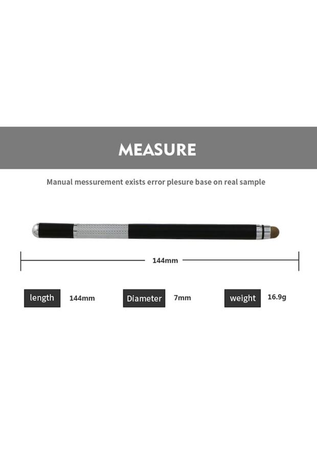 Γραφίδα Universal Precise Lines για Tablet ή Τηλέφωνο, Μαύρο - 2