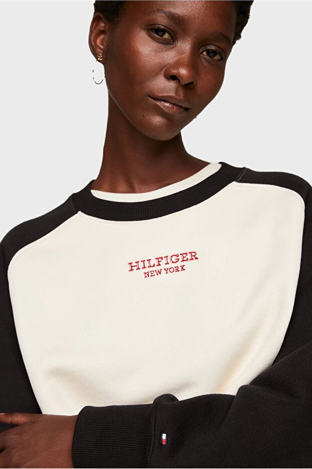 Monotype Colour-Blocked Relaxed Sweatshirt - 6