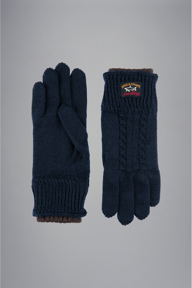 CABLE-KNIT GLOVES C.W. WOOL - 1