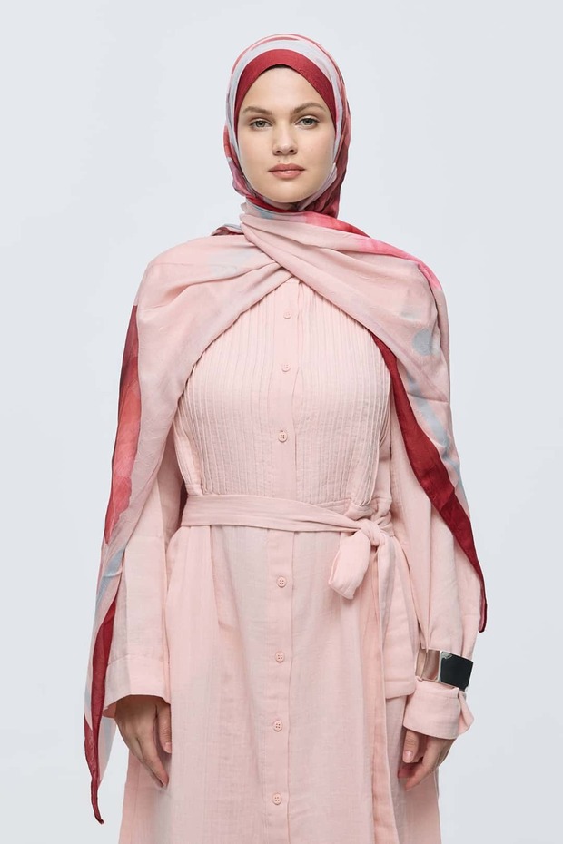 Eylül Desen Bambu Şal - 1