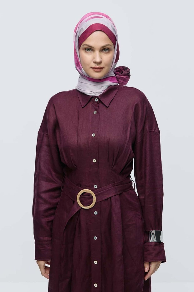 Eylül Desen Bambu Şal - 1