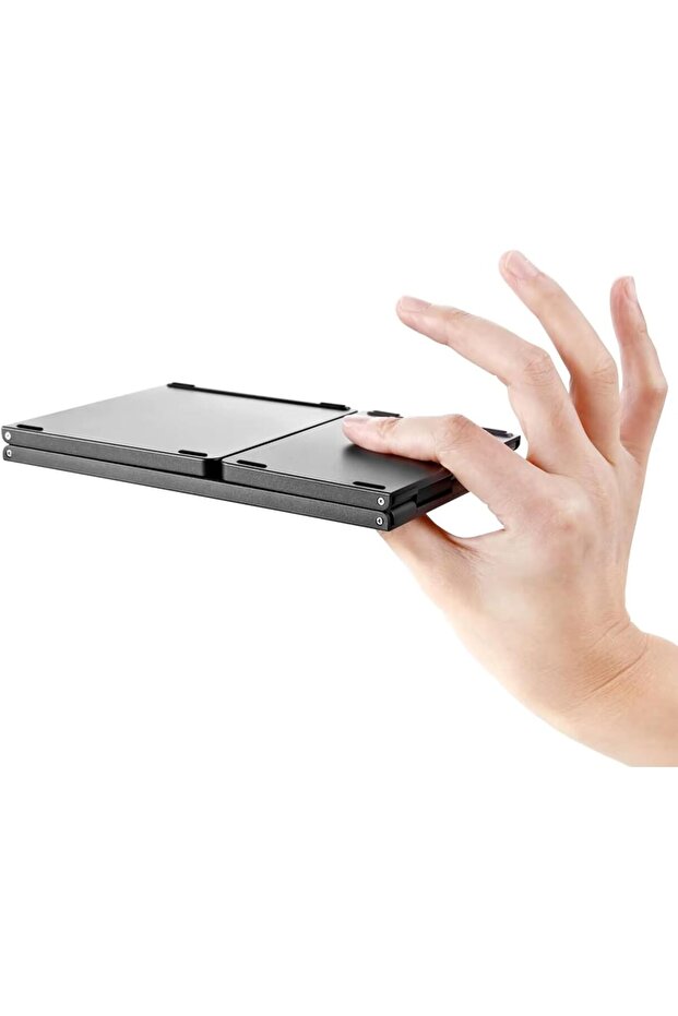 Foldable Bluetooth Keyboard with Touchpad Ultra-Portable Wireless Mini Keyboard for Tablets & Phones - 8