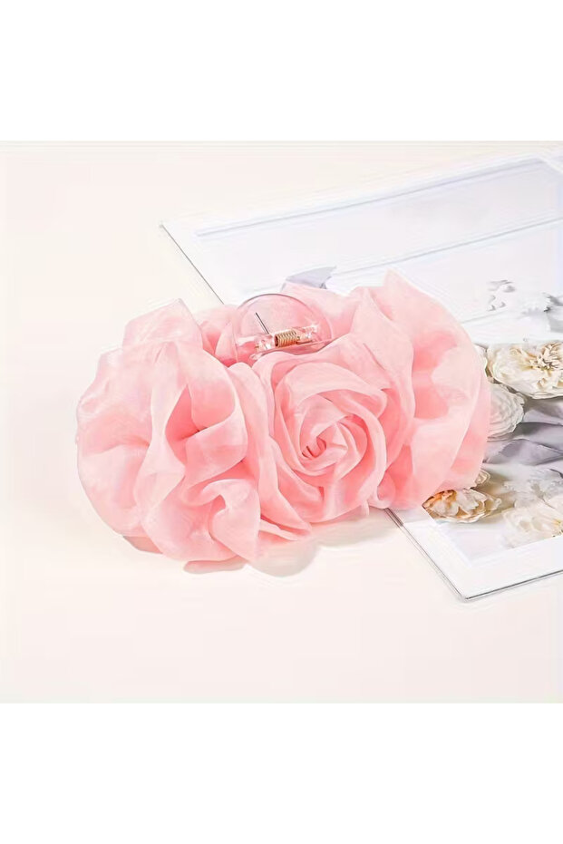Rose Patterned Bone Buckle - 2