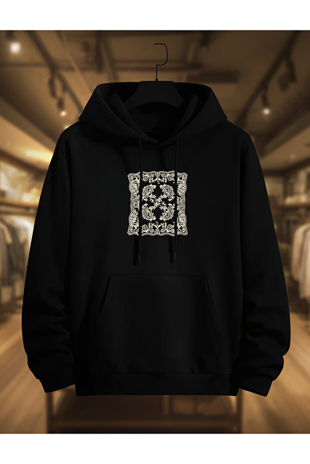 سترة شتوية سميكة بغطاء للرأس | طباعة نمطية مخصصة - 2