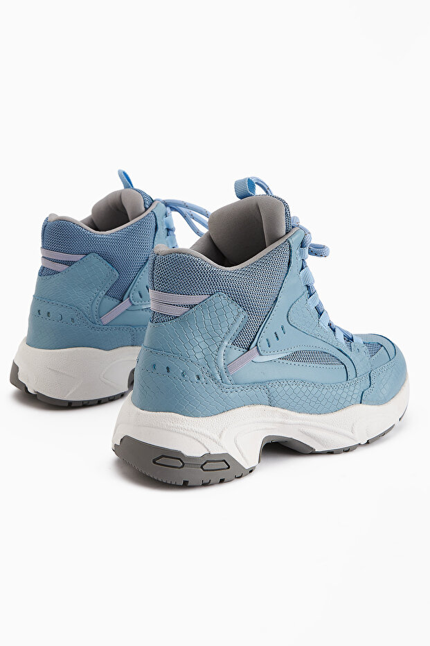 Nency Mavi Bağcıklı Kadın Spor Bot - 4