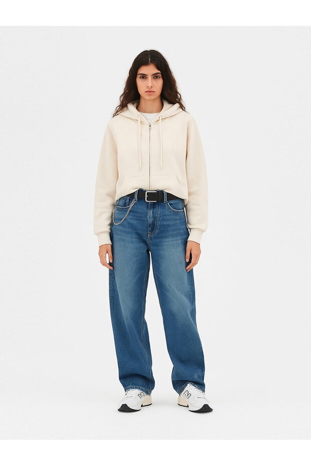 PAPIYO FERMUARLI SWEATSHIRT - 1