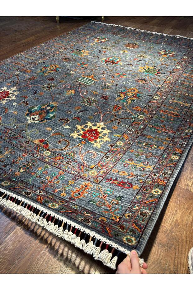 El dokuma Afgan halısı - 4