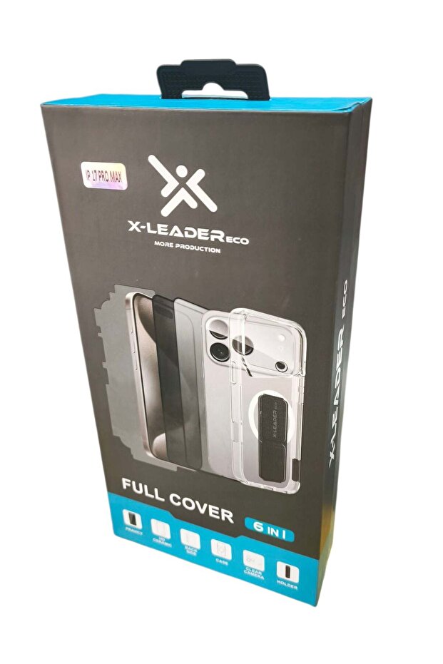 غطاء حماية كامل للجسم 6 في 1 لهاتف iPhone 17 Pro Max